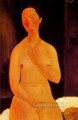 ネックレスを付けた裸婦座り 1917年 アメデオ・モディリアーニ